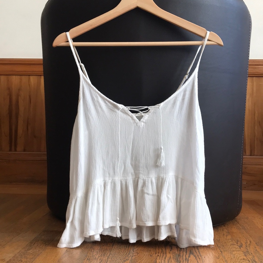 White summer tank